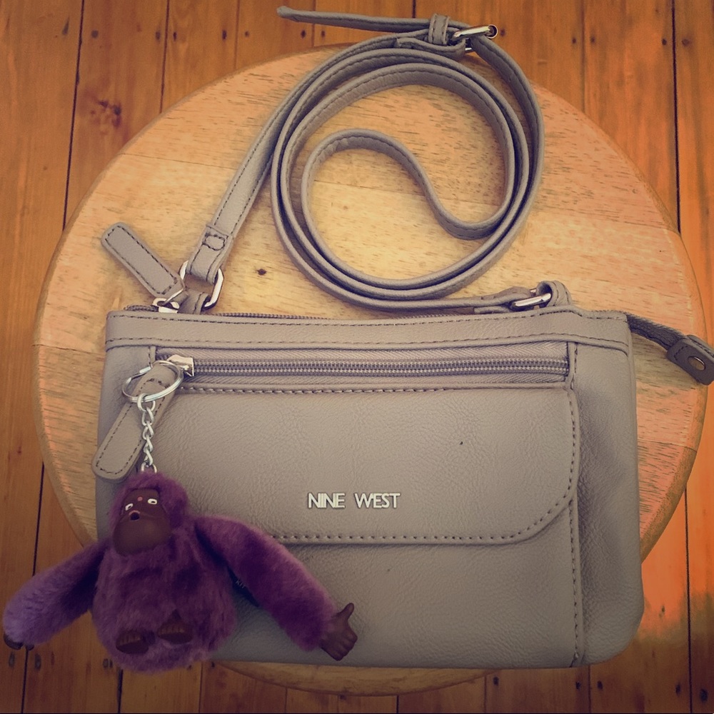 Nine West crossbody bag with monkey keychain